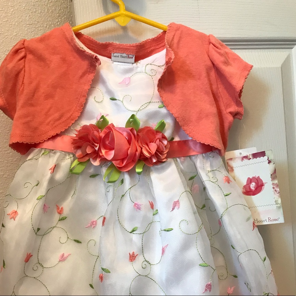 Sweet Heart Rosw Coral Dress